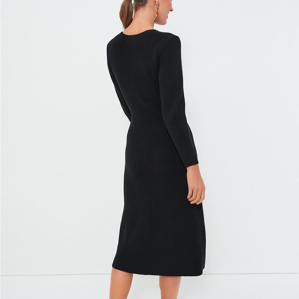 Tuckernuck Dress Hyacinth House Brigid‎ Ribbed Knit Sweater Midi Sz XS - Picture 4 of 12